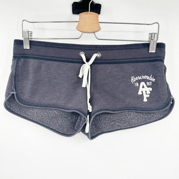 Abercrombie & Fitch Pants - Abercrombie & Fitch A&F Womens Y2K 2000s Micro Pull On Low Rise Lounge Shorts S